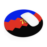 Polyamory Flag Wavey Mousepad: Sharp Design for Desk